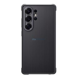   SAMSUNG műanyag telefonvédő (dupla rétegű, gumírozott) FEKETE Samsung Galaxy S25 Ultra (SM-S938)
