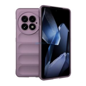 Szilikon telefonvédő (ütésállóság, kameravédő, 3D) LILA OnePlus 13 5G