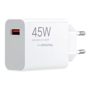 XIAOMI hálózati töltő USB aljzat (45W, gyorstöltő) FEHÉR