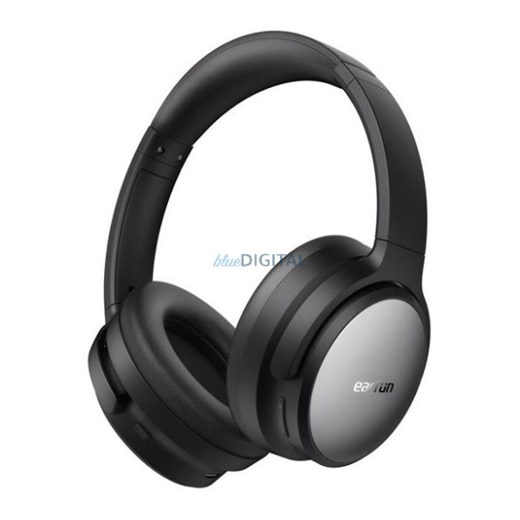 EARFUN TUNE PRO bluetooth fejhallgató SZTEREO (v5.4, mikrofon, aktív zajszűrő, összehajtható) FEKETE