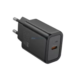   HOCO N60 hálózati töltő Type-C aljzat (20W, PD gyorstöltő 3.0) FEKETE
