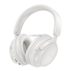 HOCO W53 bluetooth fejhallgató SZTEREO (v5.0, összehajtható, 3.5mm jack aljzat) FEHÉR