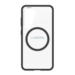   OTTERBOX REACT szilikon telefonvédő (erős ütésállóság, légpárnás sarok, MagSafe) FEKETE Samsung Galaxy S25 Plus (SM-S936)