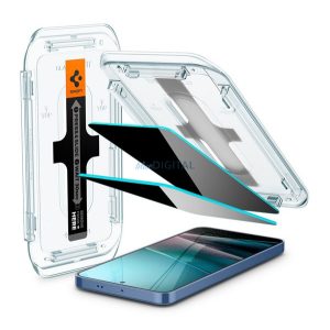 SPIGEN EZ FIT HD képernyővédő üveg 2db (2.5D, betekintés védelem, 0.2mm, 9H + segédkeret) ÁTLÁTSZÓ Samsung Galaxy S24 Plus (SM-S926), Galaxy S25 Plus (SM-S936)