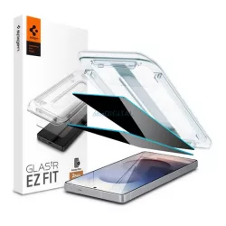   SPIGEN EZ FIT HD képernyővédő üveg 2db (2.5D, betekintés védelem, 0.2mm, 9H + segédkeret) ÁTLÁTSZÓ Samsung Galaxy S25 Ultra (SM-S938)