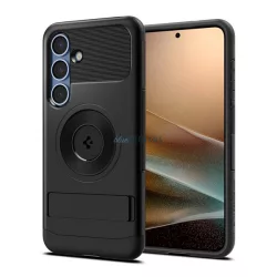   SPIGEN SLIM ARMOR MAG szilikon telefonvédő (műanyag hátlap, ütésállóság, légpárnás sarok, MagSafe) FEKETE Samsung Galaxy S25 Plus (SM-S936)