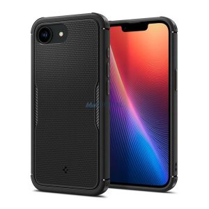 SPIGEN CRYSTAL FLEX MAGSAFE szilikon telefonvédő (ütésállóság, légpárnás sarok, MagSafe) FEKETE Apple iPhone 16e