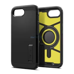   SPIGEN TOUGH ARMOR MAG műanyag telefonvédő (ütésállóság, MagSafe) FEKETE Apple iPhone 16e