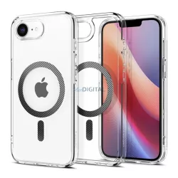   SPIGEN ULTRA HYBRID MAG műanyag telefonvédő (ütésállóság, légpárnás keret, karbon minta, MagSafe) ÁTLÁTSZÓ Apple iPhone 16e
