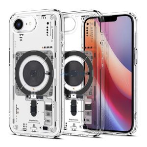 SPIGEN ULTRA HYBRID MAG NEO ONE műanyag telefonvédő (ütésállóság, légpárnás keret, MagSafe) ÁTLÁTSZÓ Apple iPhone 16e