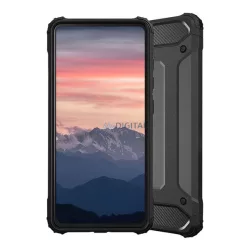   Defender szilikon telefonvédő (ütésállóság, légpárnás sarok, fémhatás) FEKETE Apple iPhone 16e