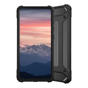 Defender szilikon telefonvédő (ütésállóság, légpárnás sarok, fémhatás) FEKETE Xiaomi Redmi Note 14 Pro 4G