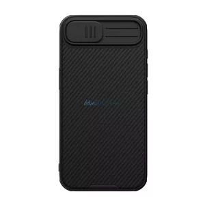 NILLKIN CAMSHIELD PRO MAGNETIC műanyag telefonvédő (ütésállóság, kameravédő, mágneses, csíkos) FEKETE Apple iPhone 16e