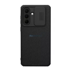   NILLKIN CAMSHIELD PRO MAGNETIC műanyag telefonvédő (ütésállóság, kameravédő, mágneses, csíkos) FEKETE Samsung Galaxy A56 5G (SM-A566)