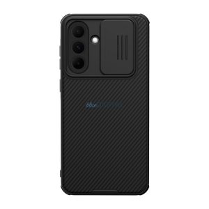 NILLKIN CAMSHIELD PRO MAGNETIC műanyag telefonvédő (ütésállóság, kameravédő, mágneses, csíkos) FEKETE Samsung Galaxy A56 5G (SM-A566)