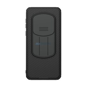 NILLKIN CAMSHIELD PRO szilikon telefonvédő (ütésállóság, kameravédő, csíkos) FEKETE Honor Magic7 Pro
