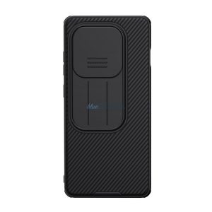 NILLKIN CAMSHIELD PRO szilikon telefonvédő (ütésállóság, kameravédő, csíkos) FEKETE OnePlus 13R 5G