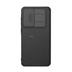   NILLKIN CAMSHIELD PRO szilikon telefonvédő (ütésállóság, kameravédő, csíkos) FEKETE Samsung Galaxy A36 5G (SM-A366)