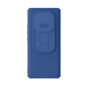 NILLKIN CAMSHIELD PRO szilikon telefonvédő (ütésállóság, kameravédő, csíkos) SÖTÉTKÉK Xiaomi Redmi Note 14 Pro 5G