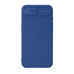   NILLKIN CAMSHIELD PRO szilikon telefonvédő (ütésállóság, kameravédő, csíkos) SÖTÉTKÉK Apple iPhone 16e