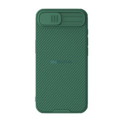   NILLKIN CAMSHIELD PRO szilikon telefonvédő (ütésállóság, kameravédő, csíkos) SÖTÉTZÖLD Apple iPhone 16e
