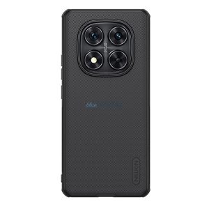 NILLKIN SUPER FROSTED PRO műanyag telefonvédő (ütésállóság, gumírozott, érdes felület) FEKETE Xiaomi Redmi Note 14 Pro 4G