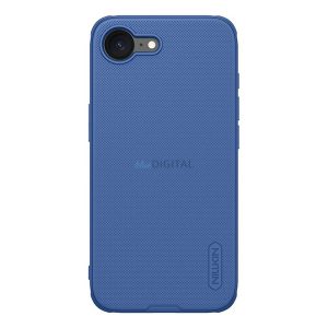 NILLKIN SUPER FROSTED PRO műanyag telefonvédő (ütésállóság, gumírozott, érdes felület) SÖTÉTKÉK Apple iPhone 16e
