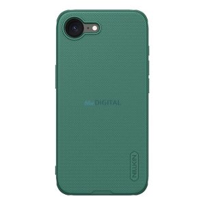 NILLKIN SUPER FROSTED PRO műanyag telefonvédő (ütésállóság, gumírozott, érdes felület) SÖTÉTZÖLD Apple iPhone 16e