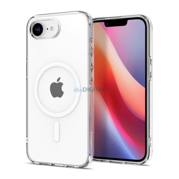 SPIGEN CRYSTAL FLEX MAGSAFE szilikon telefonvédő (ütésállóság, légpárnás sarok, MagSafe) ÁTLÁTSZÓ Apple iPhone 16e