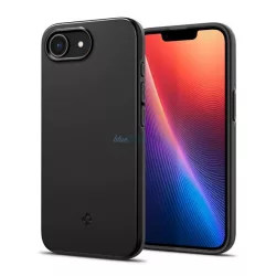   SPIGEN THIN FIT MAGSAFE műanyag telefonvédő (matt, ultravékony, kameravédő, MagSafe) FEKETE Apple iPhone 16e