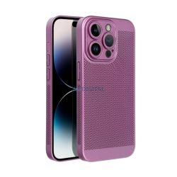   Műanyag telefonvédő (légáteresztő, lyukacsos, kameravédő) LILA Xiaomi Redmi Note 14 Pro 4G