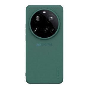 NILLKIN SUPER FROSTED PRO műanyag telefonvédő (ütésállóság, gumírozott, érdes felület) SÖTÉTZÖLD Xiaomi 15 Ultra