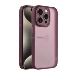Szilikon telefonvédő (ütésállóság, akril hátlap, kameravédő) LILA Apple iPhone 16e