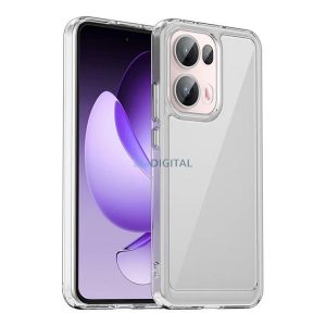 Szilikon telefonvédő (ütésállóság, átlátszó hátlap) ÁTLÁTSZÓ Oppo Reno 13 Pro