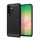 SPIGEN RUGGED ARMOR szilikon telefonvédő (ütésállóság, légpárnás sarok, karbon minta) FEKETE Samsung Galaxy A56 5G (SM-A566)