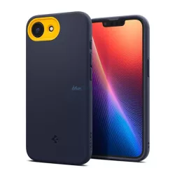   SPIGEN NANO POP szilikon telefonvédő (kameravédő, MagSafe) SÖTÉTKÉK Apple iPhone 16e