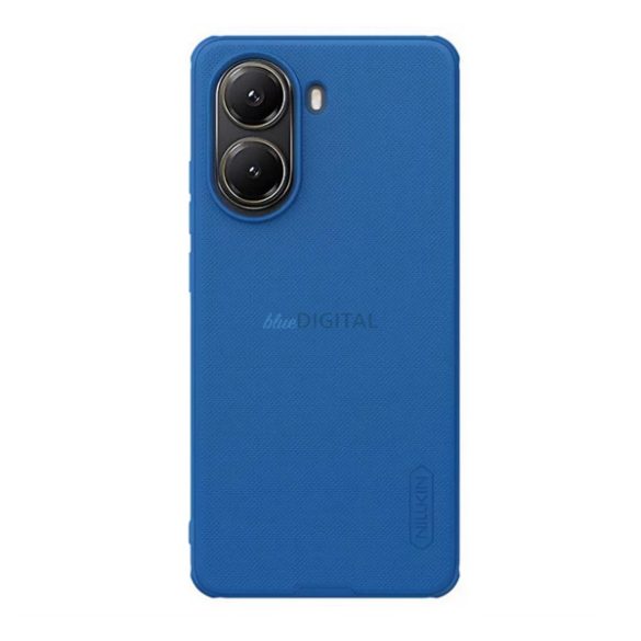 NILLKIN SUPER FROSTED PRO műanyag telefonvédő (ütésállóság, gumírozott, érdes felület) SÖTÉTKÉK Xiaomi Poco X7 Pro