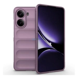 Szilikon telefonvédő (ütésállóság, kameravédő, 3D) LILA Xiaomi Poco X7 Pro