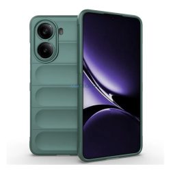   Szilikon telefonvédő (ütésállóság, kameravédő, 3D) SÖTÉTZÖLD Xiaomi Poco X7 Pro