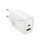 HOCO N63 hálózati töltő USB+Type-C aljzat (30W, 3A, PD gyorstöltő 3.0) FEHÉR HOCO N63 hálózati töltő USB+Type-C aljzat (30W, 3A, PD gyorstöltő 3.0) FEHÉR