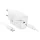 HOCO N62 hálózati töltő Type-C aljzat (30W, PD gyorstöltő 3.0 + Type-C kábel) FEHÉR