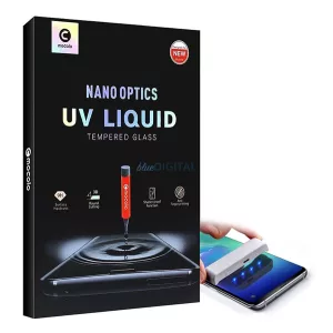 MOCOLO UV LIQUID képernyővédő üveg (3D, 0.3mm, 9H + UV lámpa) ÁTLÁTSZÓ Xiaomi Redmi Note 14 Pro 5G, Poco X7