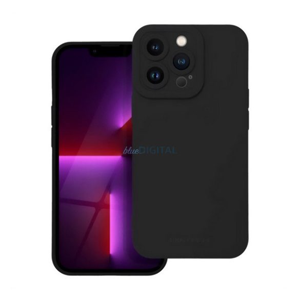 ROAR LUNA szilikon telefonvédő (ultravékony, matt, kameravédő, wireless) FEKETE Apple iPhone 16e