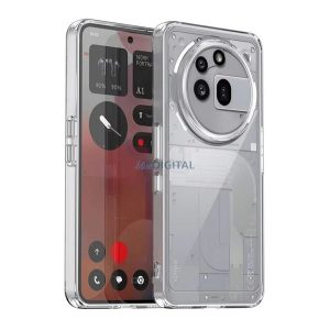 Szilikon telefonvédő (ütésállóság, átlátszó hátlap) ÁTLÁTSZÓ Nothing Phone (3a) Pro