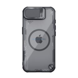   NILLKIN ICEBLADE PROP szilikon telefonvédő (ütésállóság, kameravédő, kitámasztó, MagSafe) FEKETE Apple iPhone 16e