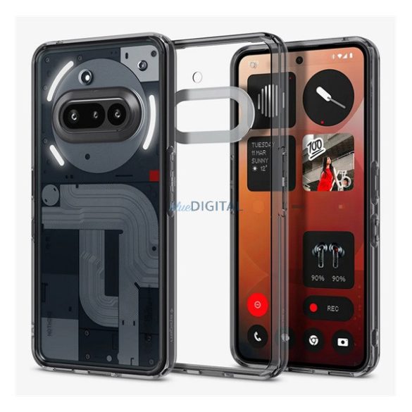 SPIGEN ULTRA HYBRID műanyag telefonvédő (ütésállóság, légpárnás keret) ÁTLÁTSZÓ Nothing Phone (3a)