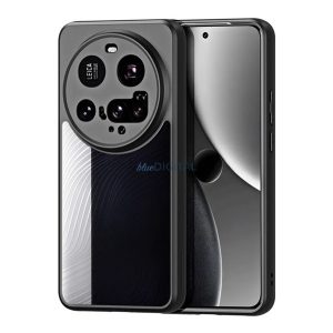 DUX DUCIS AIMO szilikon telefonvédő (ütésállóság, kameravédő, matt, hullám) FEKETE Xiaomi 15 Ultra