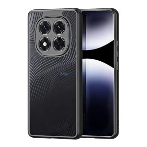 DUX DUCIS AIMO szilikon telefonvédő (ütésállóság, kameravédő, matt, hullám) FEKETE Xiaomi Redmi Note 14 Pro 4G
