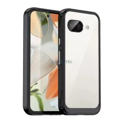   Szilikon telefonvédő (ütésállóság, átlátszó hátlap) FEKETE Google Pixel 9a