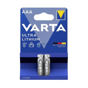 VARTA ULTRA tartós elem (AAA, LR03, 1.5V, lítium) 2db/csomag